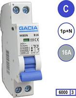 Enzo Gacia Installatieautomaat 16A. C kar 2p GACIA - 4517811