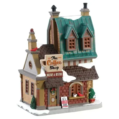 Lemax the coffee shop verlicht kersthuisje Caddington Village 2018