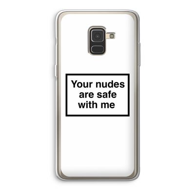 Safe with me: Samsung Galaxy A8 (2018) Transparant Hoesje