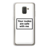 Safe with me: Samsung Galaxy A8 (2018) Transparant Hoesje