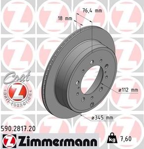 Remschijf Coat Z 590281720