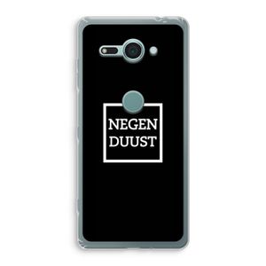 Negenduust black: Sony Xperia XZ2 Compact Transparant Hoesje