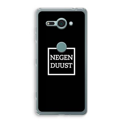 Negenduust black: Sony Xperia XZ2 Compact Transparant Hoesje