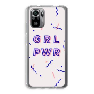 GRL PWR: Xiaomi Redmi Note 10S Transparant Hoesje