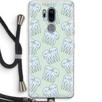 Octopussen: LG G7 Thinq Transparant Hoesje met koord Octopussen: LG G7 Thinq Transparant Hoesje met koord