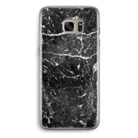 Zwart marmer: Samsung Galaxy S7 Edge Transparant Hoesje