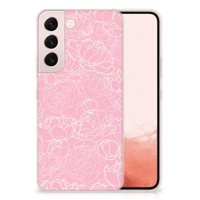 Samsung Galaxy S22 | TPU Case | White Flowers