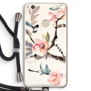 Japanse bloemen: Huawei Ascend P8 Lite (2017) Transparant Hoesje met koord