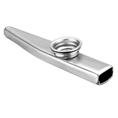10 stuks metalen Kazoo kinderen begeleidings instrument (zilver)