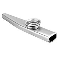 10 stuks metalen Kazoo kinderen begeleidings instrument (zilver)