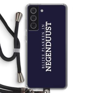 Blijve plakken in Negenduust: Samsung Galaxy S21 FE Transparant Hoesje met koord