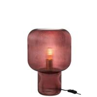 J-line - Lamp Glas Rood - 29x29x42cm J-line - Lamp Glas Rood - 29x29x42cm