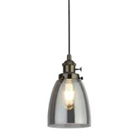 Searchlight HanglampPendax Ø 14cm met smoke glas - 1921-1BC