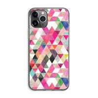 Gekleurde driehoekjes: iPhone 11 Pro Max Transparant Hoesje