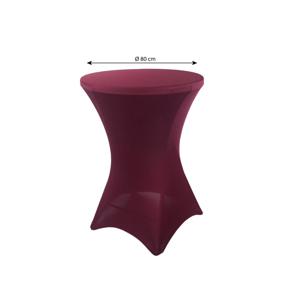 Stretch rok bordeaux statafelrok statafel 80cm statafelhoes