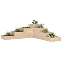 Plantenbak 4-laags 106x104,5x36 cm massief grenenhout Plantenbak 4-laags 106x104,5x36 cm massief grenenhout
