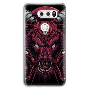 Hell Hound and Serpents: LG V30 Transparant Hoesje