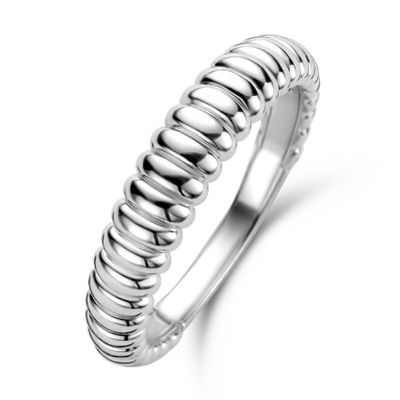 TI SENTO-Milano 12218SI Ring Ribbel zilver Maat 50