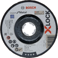 Bosch Accessoires X-LOCK Afbraamschijf Expert for Metal 125x6x22.23mm, gebogen - 1 stuk(s) - 2608619259