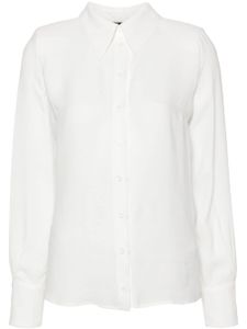 Elisabetta Franchi chemise à effet de transparence - Blanc