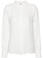 Elisabetta Franchi chemise à effet de transparence - Blanc