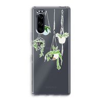 Hang In There: Sony Xperia 5 Transparant Hoesje