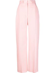 Casablanca pantalon de tailleur à taille haute - Rose