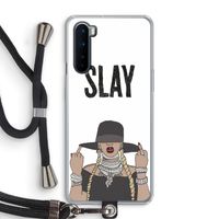 Slay All Day: OnePlus Nord Transparant Hoesje met koord