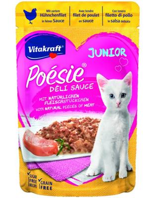 Poesie delisauce kip junior 85g - Vitakraft