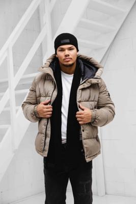 Malelions Arctic Puffer Winterjas Heren Beige - Maat S - Kleur: Beige | Soccerfanshop
