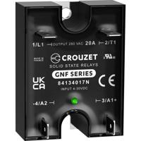 Crouzet Halfgeleiderrelais 84134017N 25 A Schakelspanning (max.): 280 V/AC Speciale nuldoorgang 1 stuk(s) - thumbnail