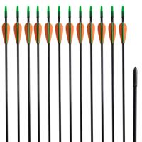 VidaXL Recurveboog standaard met pijlen 30" 0,6 cm glasvezel 12 stuks