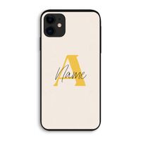 Amber Script: iPhone 11 Biologisch afbreekbaar hoesje