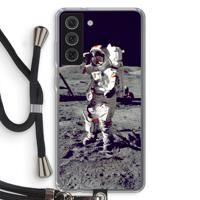 Spaceman: Samsung Galaxy S21 FE Transparant Hoesje met koord - thumbnail