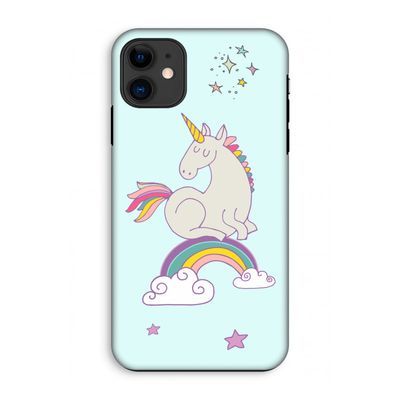 Regenboog eenhoorn: iPhone 11 Tough Case
