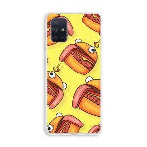 Hamburger: Galaxy A71 Transparant Hoesje
