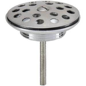 Xellanz Korv Luxe Chroom Afvoerplug 5/4" - Roosterontwerp