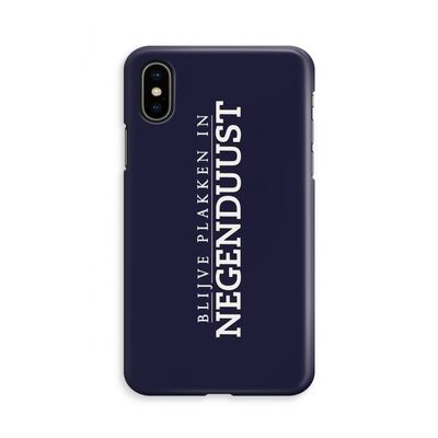 Blijve plakken in Negenduust: iPhone Xs Volledig Geprint Hoesje