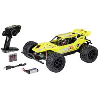 Carson RC Sport Cage Devil XL Geel Brushed 1:10 RC auto Elektro Buggy RTR 2,4 GHz