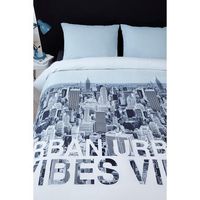 Ambiante dekbedovertrek Urban Vibes - blauw - 240x200/220 cm