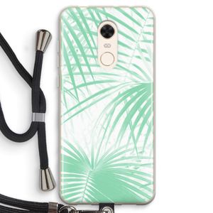 Palmbladeren: Xiaomi Redmi 5 Transparant Hoesje met koord