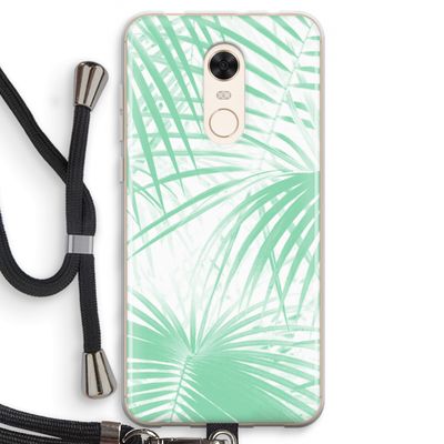 Palmbladeren: Xiaomi Redmi 5 Transparant Hoesje met koord