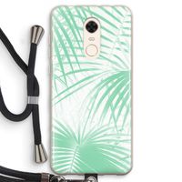 Palmbladeren: Xiaomi Redmi 5 Transparant Hoesje met koord