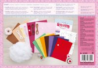 Folia vilt craft kit met 20 stuks, Patisserie - thumbnail