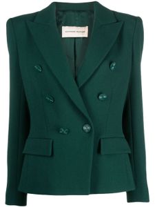 Alexandre Vauthier blazer en laine à boutonnière croisée - Vert