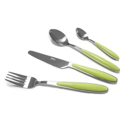 Bestek Pradel essentiel Colorfull Groen Metaal 20 Onderdelen