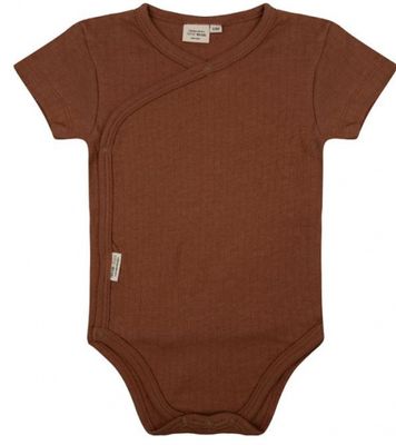 Little Indians onesie short Amber Brown junior katoen Little Indians onesie short Amber Brown junior katoen