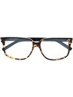 Saint Laurent Eyewear lunettes de vue à monture papillon - Noir - thumbnail