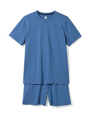 HEMA Herenshortama Jaap jersey middenblauw (middenblauw)