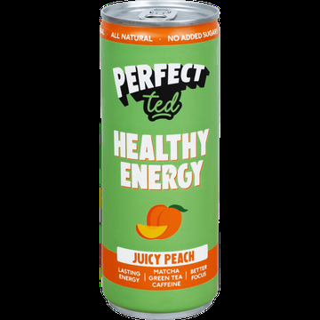 PerfectTed Matcha Energy Peach 250ML bij Jumbo